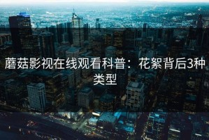 蘑菇影视在线观看科普：花絮背后3种类型