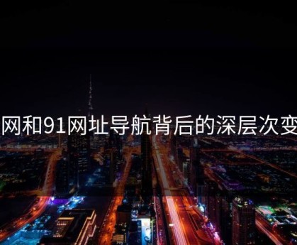 91网和91网址导航背后的深层次变革