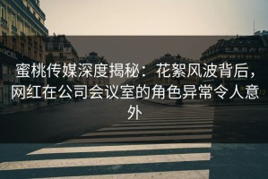蜜桃传媒深度揭秘：花絮风波背后，网红在公司会议室的角色异常令人意外